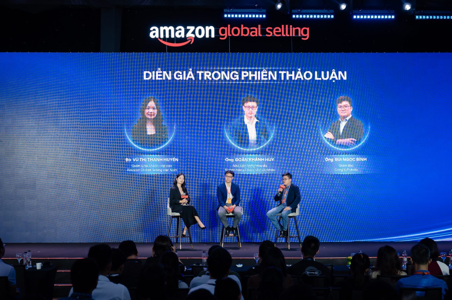 Nhà sáng lập Pukido Bùi Ngọc Bình chia sẻ tại sự kiện Amazon Việt Nam