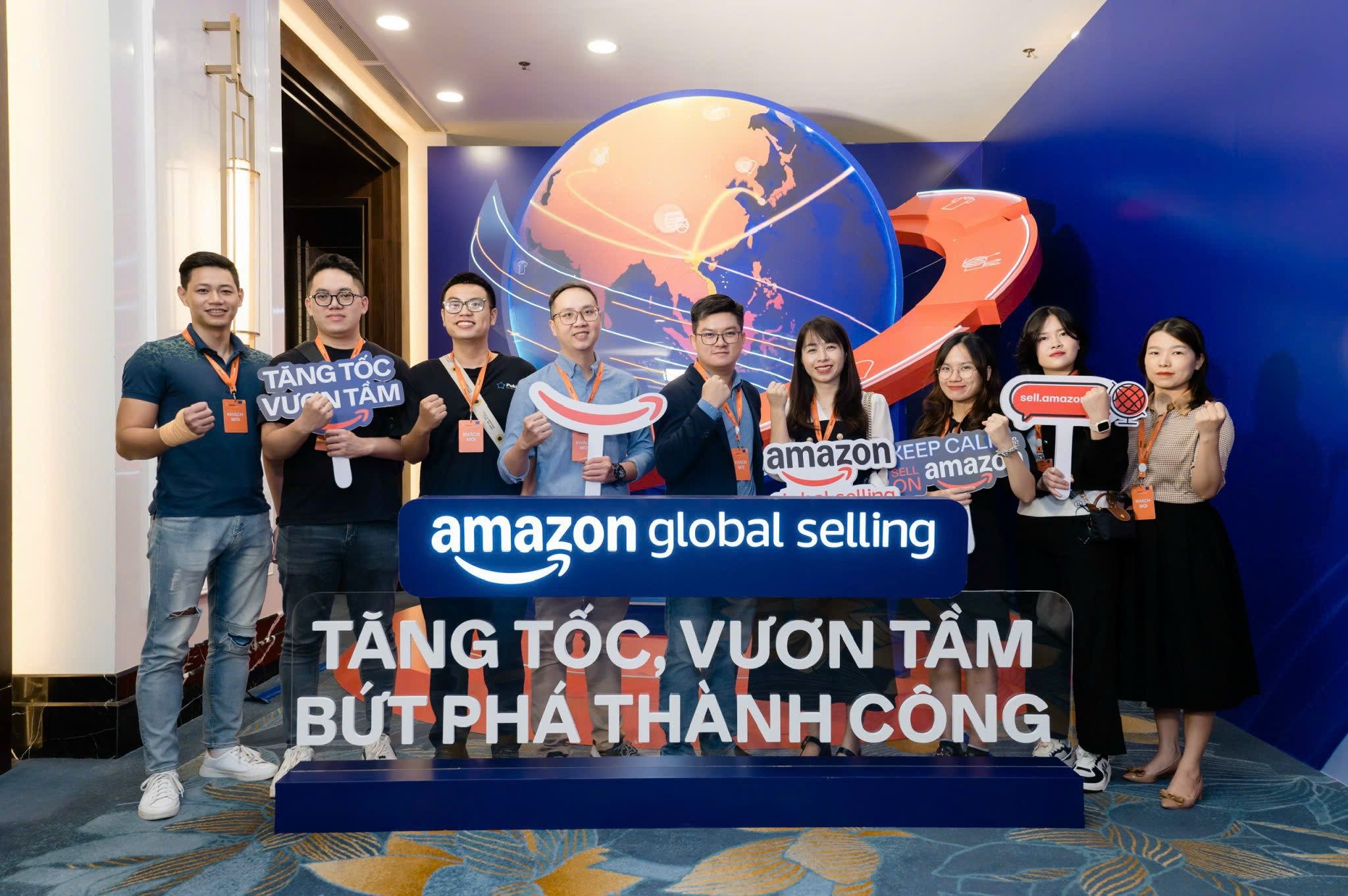 Đội ngũ Pukido tại sự kiện Amazon Global Selling — Tăng tốc, vươn tầm